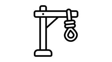 Ölüm halatı düğümünün doğrusal canlandırılmış simgesini düzenlemek kolay