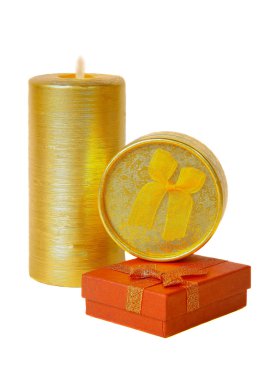 Mum ve hediye kutuları