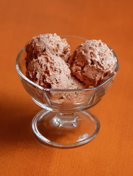 Chocolate ice cream — Stock Photo, Image