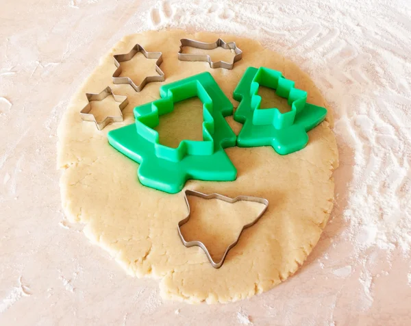 Formularios para las galletas y la masa —  Fotos de Stock