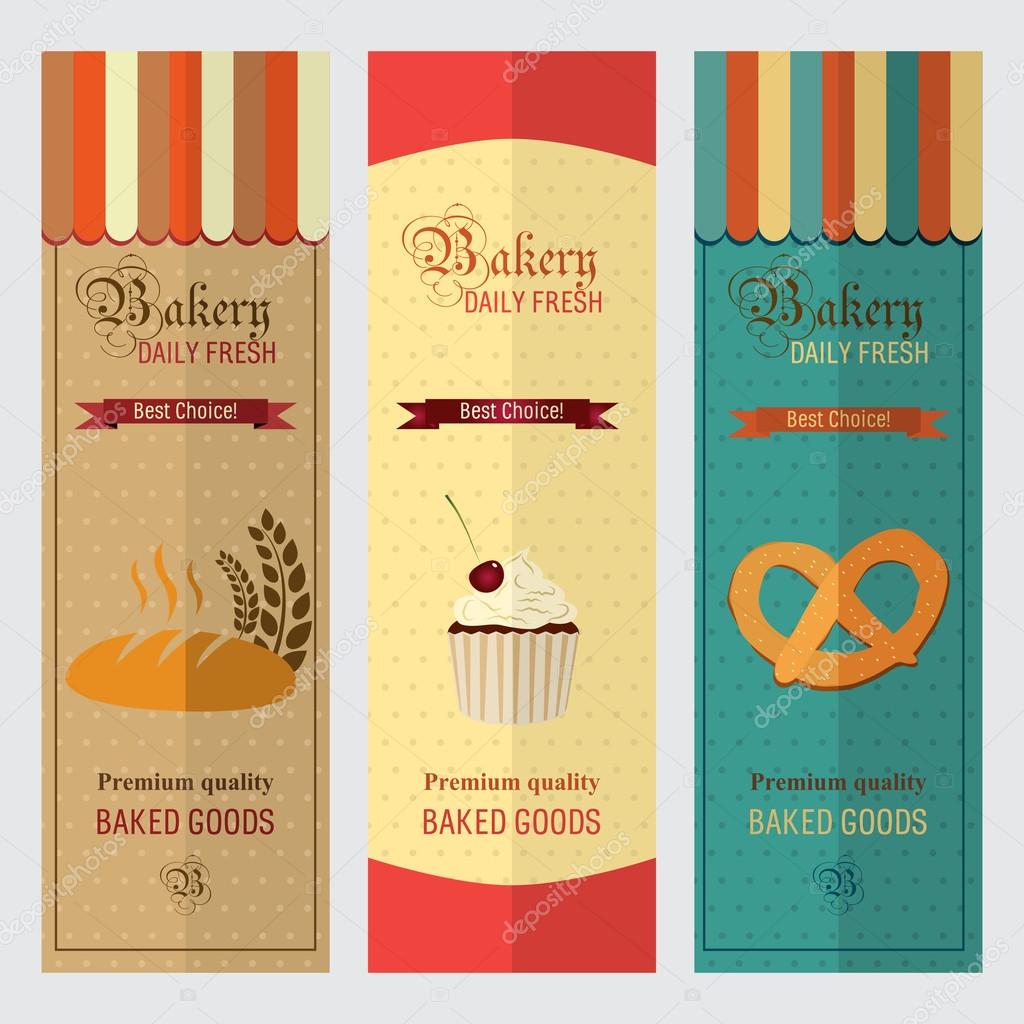 Set of banners