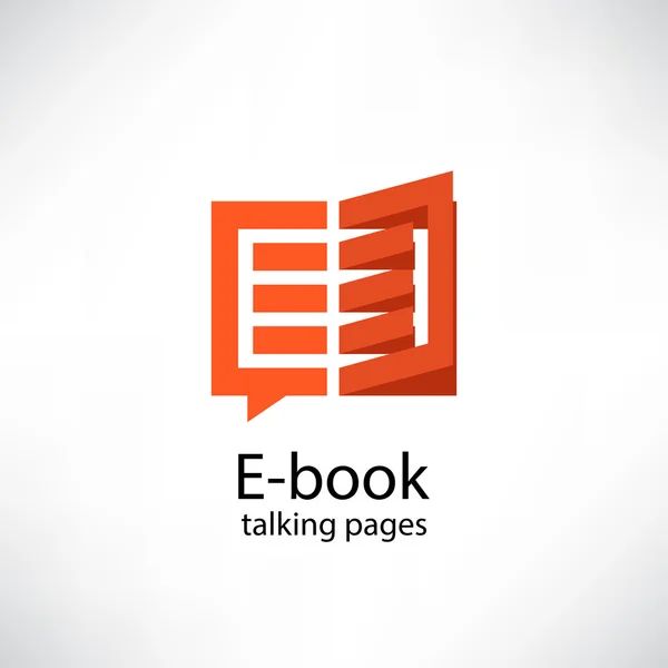 E-book — Vetor de Stock