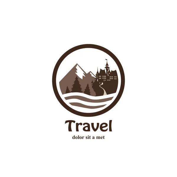 Ikona podróży dla branży turystycznej — Wektor stockowy