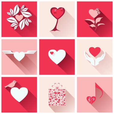 Set icons for romantic events