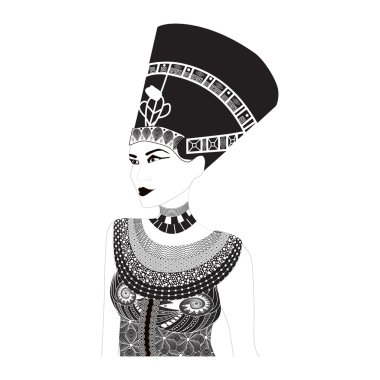 Nefertiti - Egyptian Queen clipart