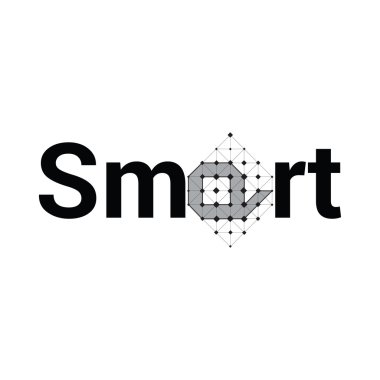Exact smart logo. Business smart concept. clipart