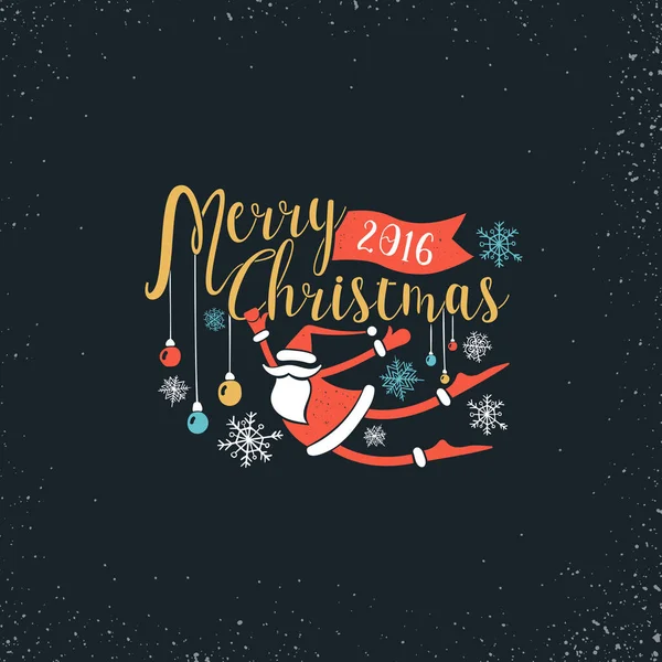 Buon Natale lettering — Vettoriale Stock