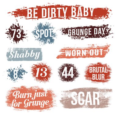 Pis lekeler, çizgiler, damlacıklar, sıçrama, soyun