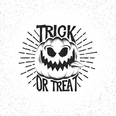 Gülümseyen Cadılar Bayramı balkabağı