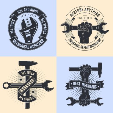 Tamir atölyesi logosu