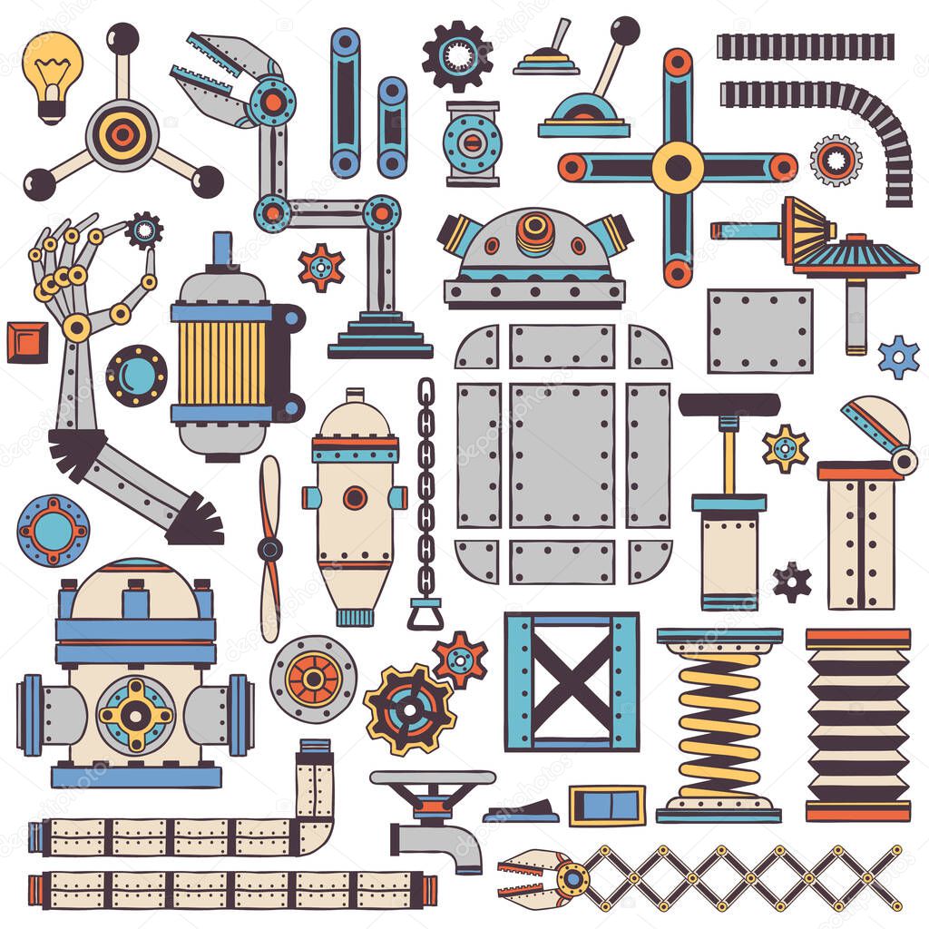 machinery components and spare parts