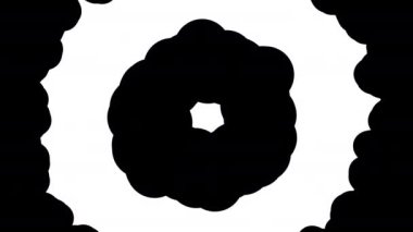 Yuvarlak Bulutlu çağlayan delik geçiş maskesi.