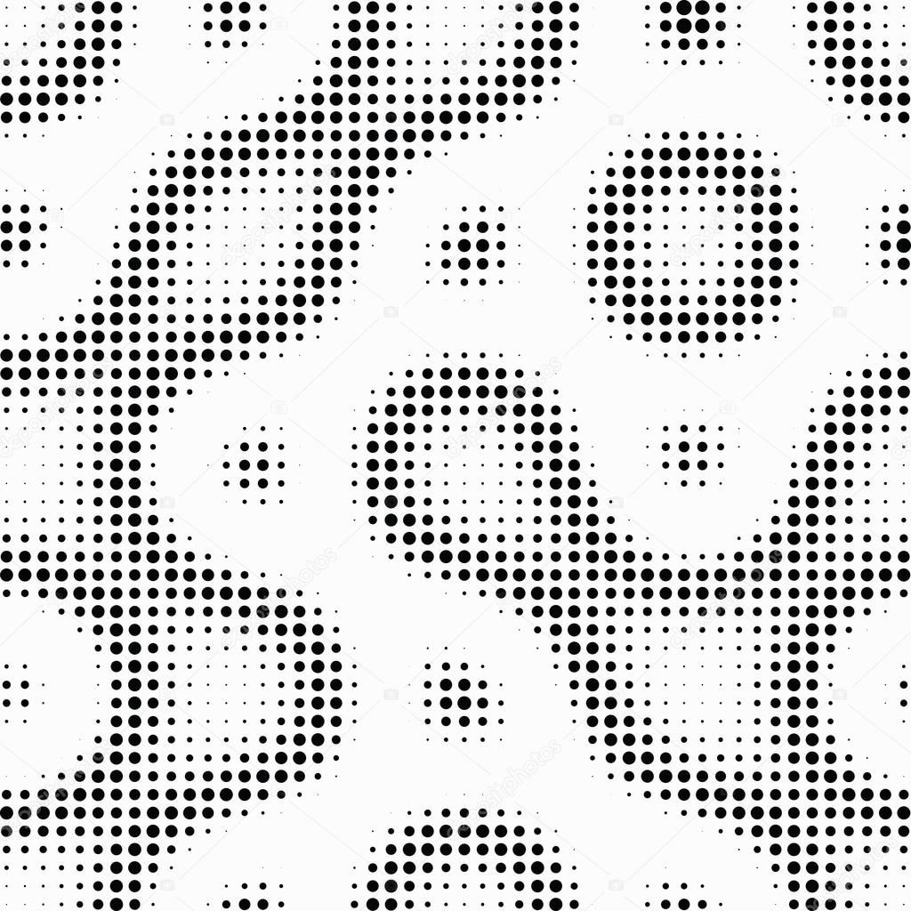 Seamless  abstract halftone dot vector2