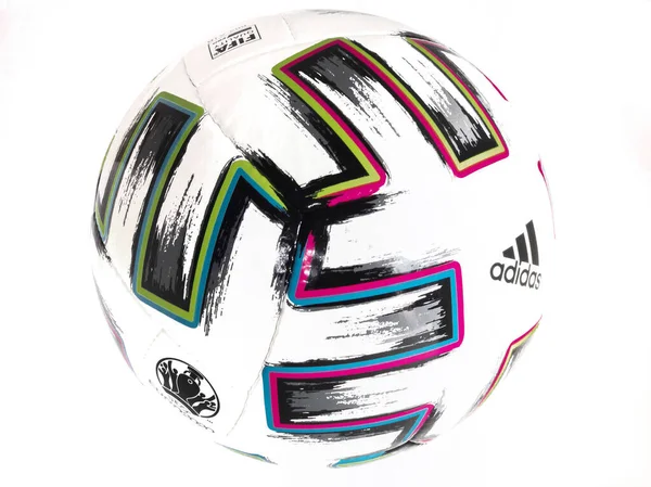 Харьков Украина Июня 2021 Года Футбольный Мяч Евро 2020 Adidas — стоковое фото