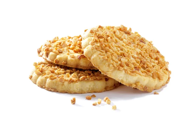 Cookies med krossade nötter — Stockfoto