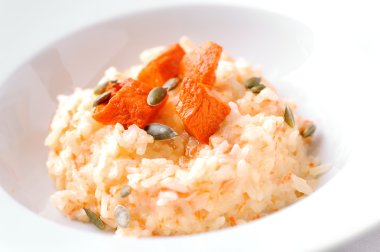 kabak pirinç lapası yakın çekim