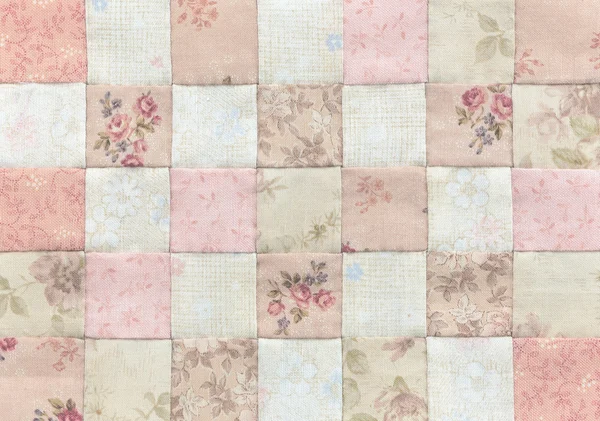 Colcha de retalhos Quilt, quadrado padrão básico — Fotografia de Stock
