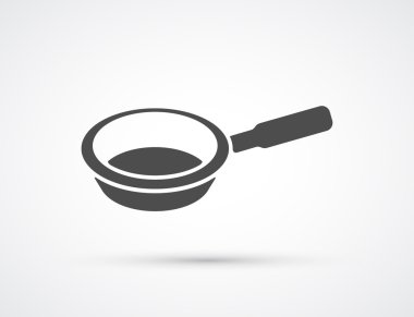 Pan trendy düz simgesi. Vektör