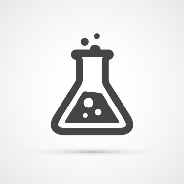 Trendy balon tüp simgesi.