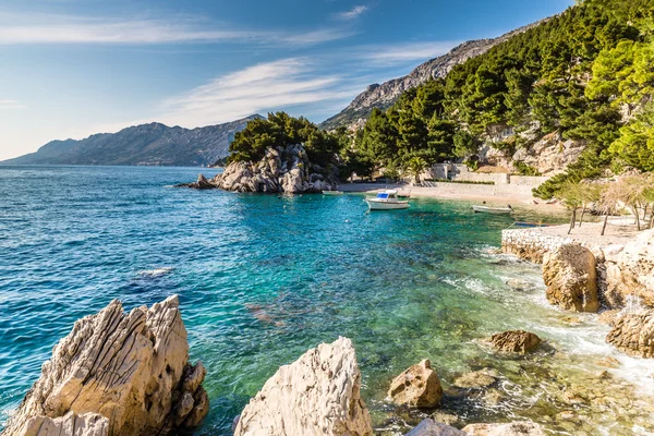 Uzaktan Bay Makarska Riviera, Dalmaçya, Hırvatistan