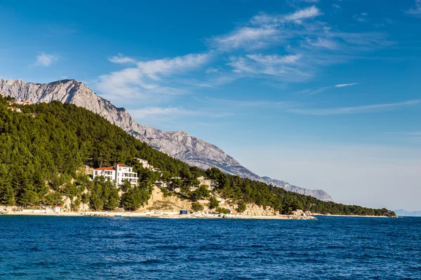 Kıyı şeridi Makarska Riviera - Makarska, Hırvatistan — Stok fotoğraf