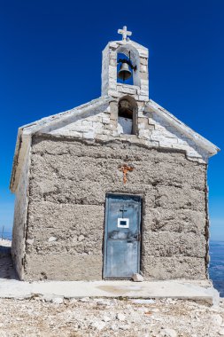 Şapel üzerinde St.George dağ-Biokovo, Hırvatistan