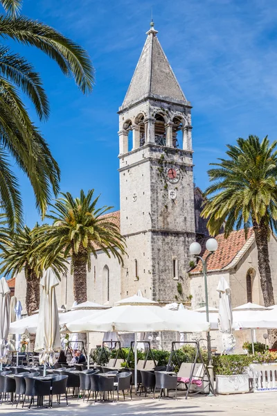 Harangláb St.Dominic egyház - Trogir, Horvátország — Stock Fotó