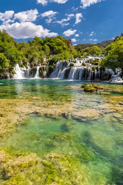 Καταρράκτης στο Εθνικό Πάρκο Krka-Δαλματία — Φωτογραφία Αρχείου