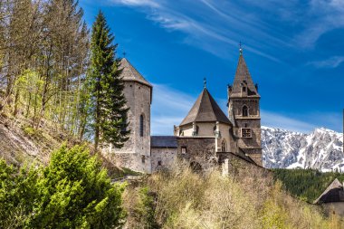 Gotik Kilisesi St Oswald - Eisenerz, Styria, Avusturya