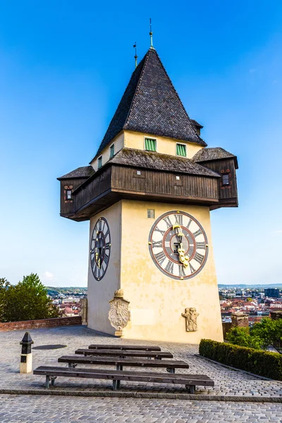 Clock Tower -  Graz, Styria, Austria — Stock Photo, Image