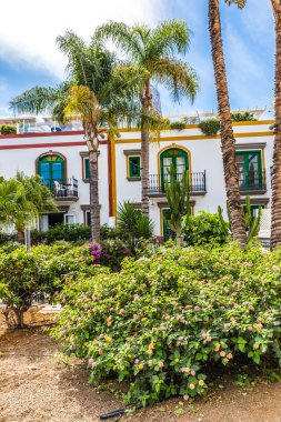 Tipik ev-Puerto de Mogan, Gran Canaria, İspanya