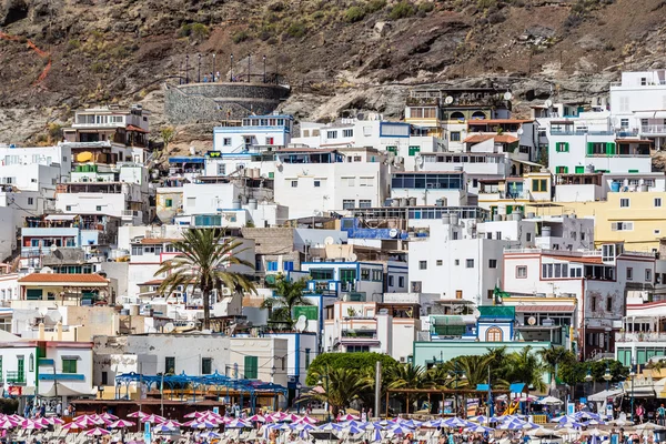 典型的な住宅プエルト デ モガン、グラン カナリア島、スペイン — ストック写真