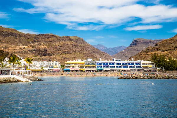 Stad van Puerto de Mogan, Gran Canaria, Spanje — Stockfoto