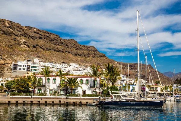 Přístav v Puerto de Mogan, Gran Canaria, Španělsko — Stock fotografie