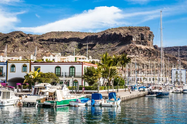 Poort In Puerto de Mogan, Gran Canaria, Spanje — Stockfoto