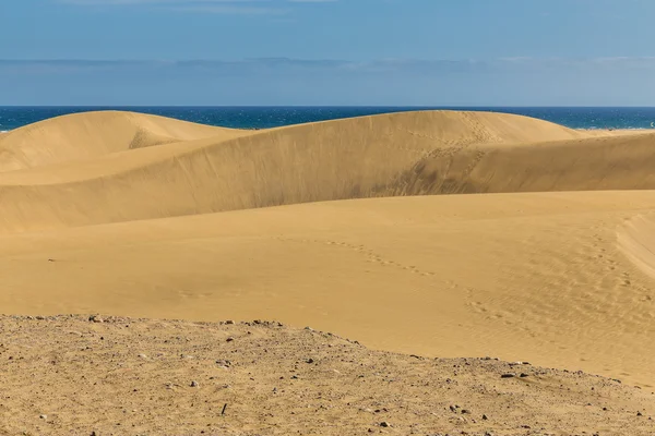 Maspalomas sanddyner-Gran Canaria, Kanarieöarna, Spanien — Stockfoto