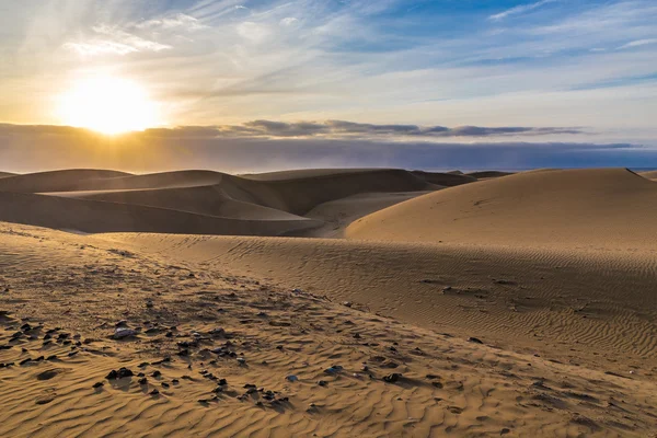 Maspalomas sanddyner-Gran Canaria, Kanarieöarna, Spanien — Stockfoto