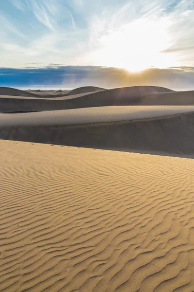 Maspalomas Dunes-Gran Canaria, Ilhas Canárias, Espanha — Fotografia de Stock