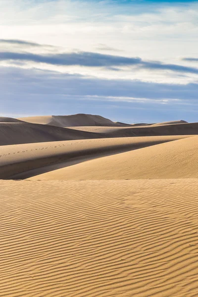 Duny Maspalomas-Gran Canaria, Kanárské ostrovy, Španělsko — Stock fotografie