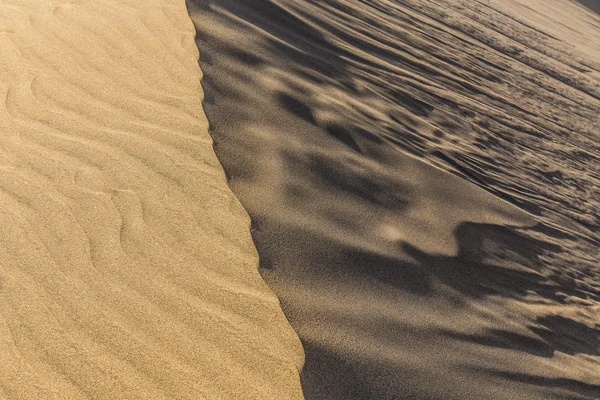 Kum tepeleri-Kanarya Adaları, İspanya'nın soyut detay — Stok fotoğraf