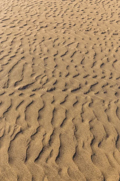 Abstraktní Detail písečné duny Kanárské ostrovy, Španělsko — Stock fotografie