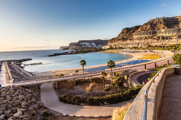 Amadores Beach - Puerto Rico, Gran Canaria, Espanha — Fotografia de Stock