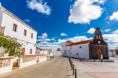 Kilisede Casillas Del Angel, Fuerteventura, İspanya