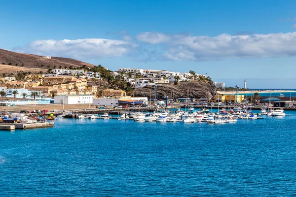Port - Morro Jable, Fuerteventura, kanariefågel Isl., Spanien — Stockfoto