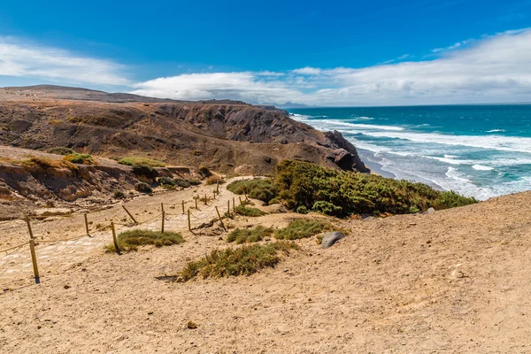 La Pared Beach-Fuerteventura, Wyspy Kanaryjskie, Hiszpania — Zdjęcie stockowe