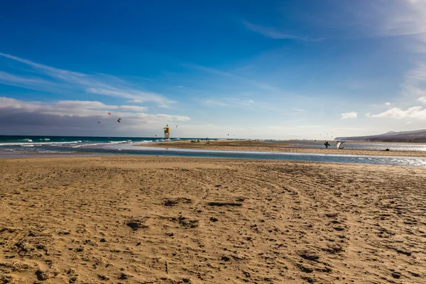 Sotavento Beach-Fuerteventura, Wyspy Kanaryjskie, Hiszpania — Zdjęcie stockowe