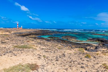 Toston Lighthouse - El Cotillo, Fuerteventura, İspanya