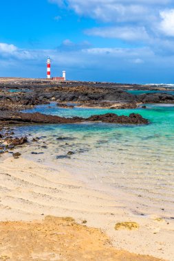 Toston Lighthouse - El Cotillo, Fuerteventura, İspanya