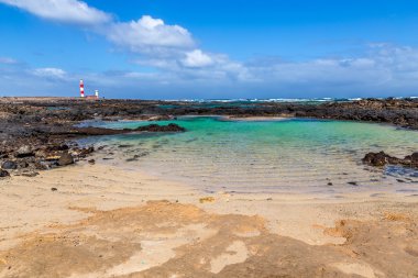 Toston Lighthouse - El Cotillo, Fuerteventura, İspanya