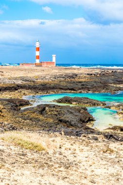Toston Lighthouse - El Cotillo, Fuerteventura, İspanya